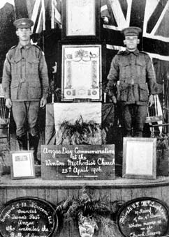 Anzac Day, Winton, 1916